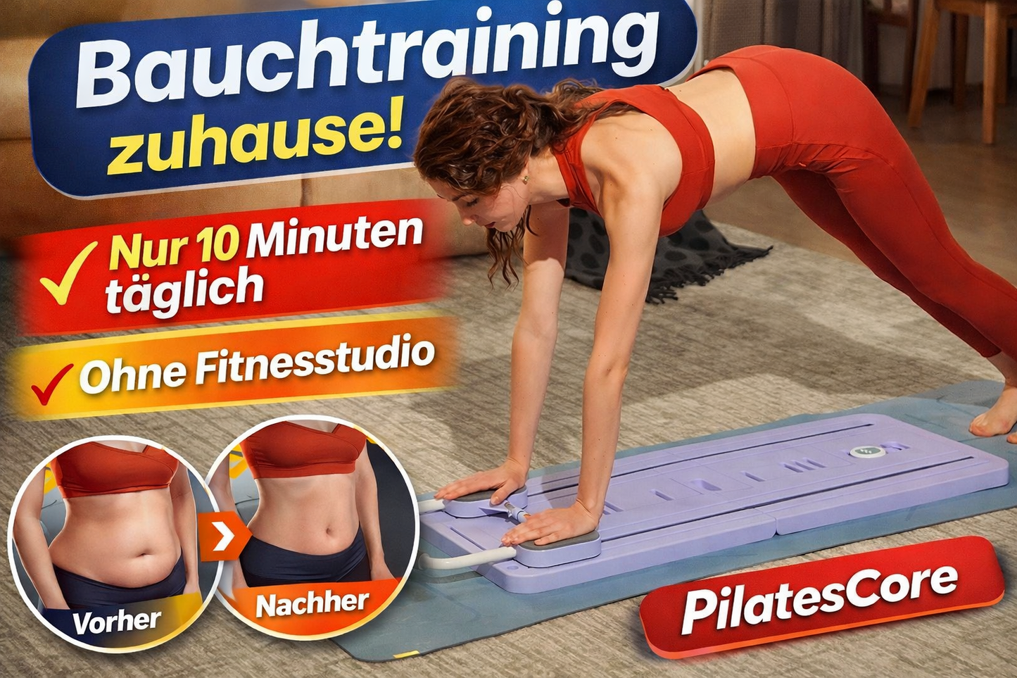 Warum dein Bauch trotz Training weich bleibt – und wie PilatesCore ihn endlich sichtbar straff macht