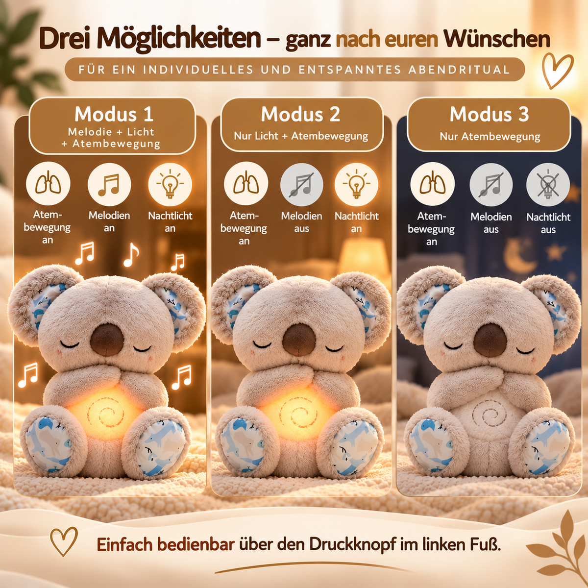 Numa Koala™ – Geborgen einschlafen, entspannter durchatmen