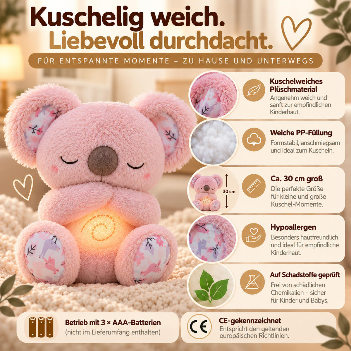 Numa Koala™ – Geborgen einschlafen, entspannter durchatmen