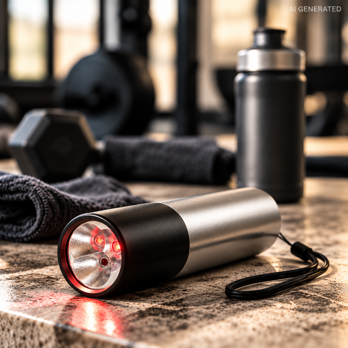 RecoveryMoment™ – Deine mobile Rotlichtlampe