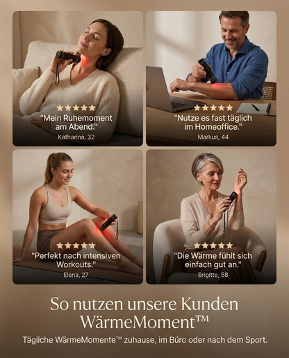 Sofort wohltuende Wärme für zuhause & unterwegs.
