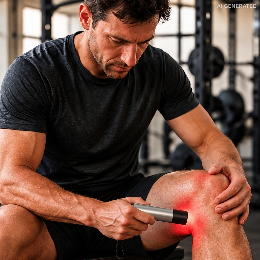 RecoveryMoment™ – Deine mobile Rotlichtlampe